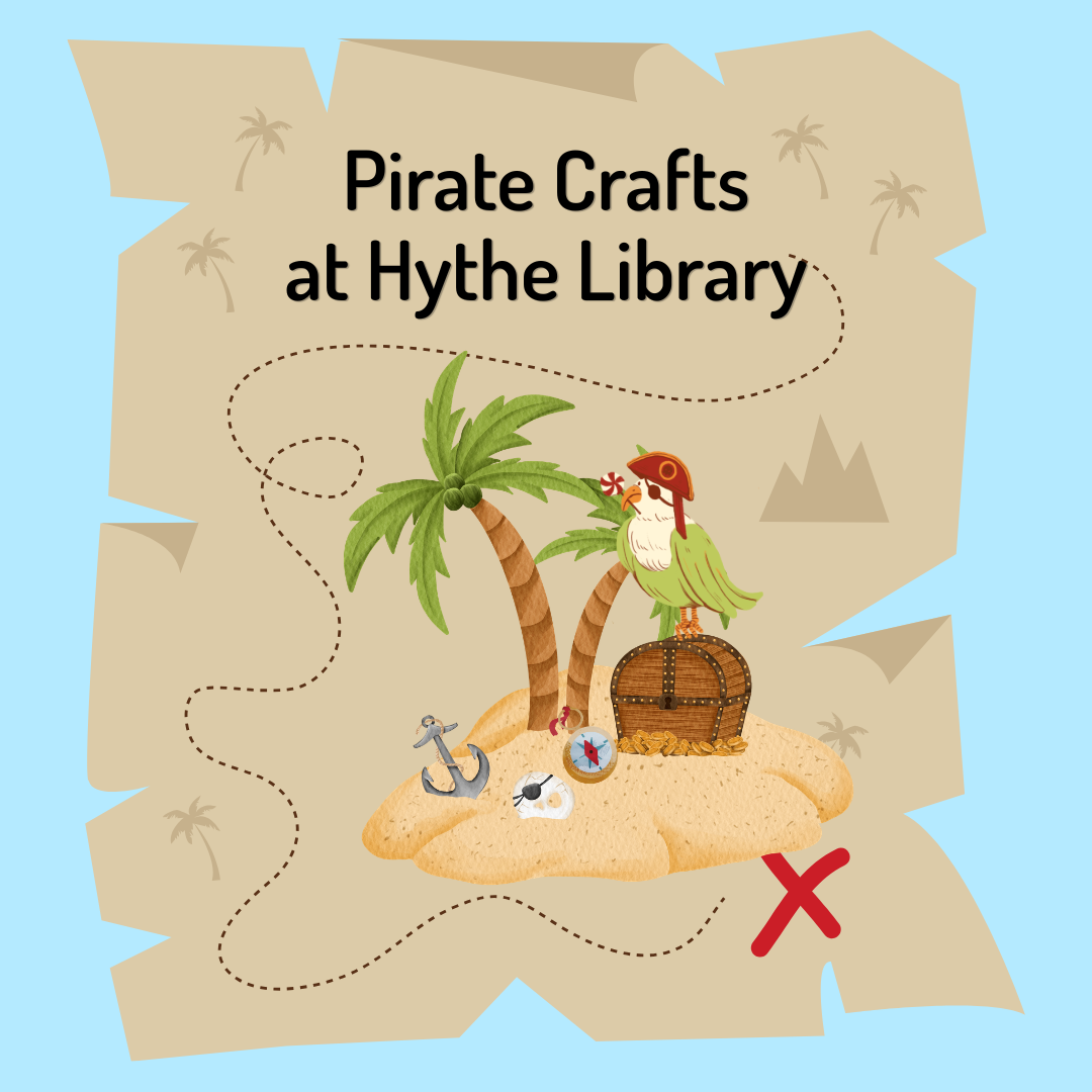 Pirate Crafts - Hythe Library - Thursday 13th August 2026 - 10.00am