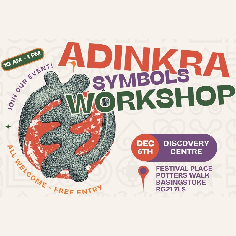 Adinkra Symbols Workshop - Basingstoke Discovery Centre - Saturday 6th December 2025 - 10.00am
