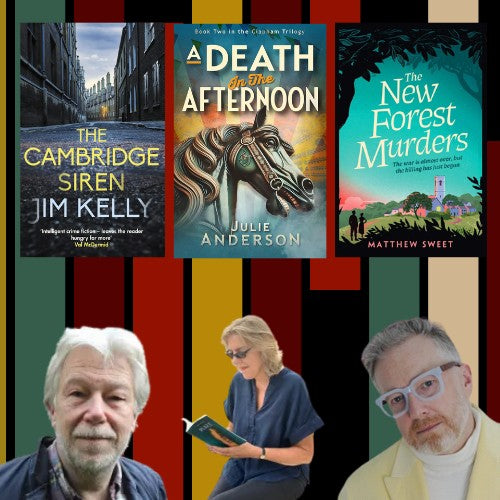 Historical Crime Fiction Panel: Jim Kelly, Julie Anderson and Matthew Sweet - Basingstoke Discovery Centre - Friday 24th October 2025 - 2.00pm