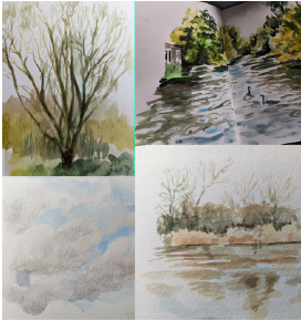 Sketching Landscapes in Watercolour and Pen - Yateley Library - Saturday 14th March 2026 - 10.00am