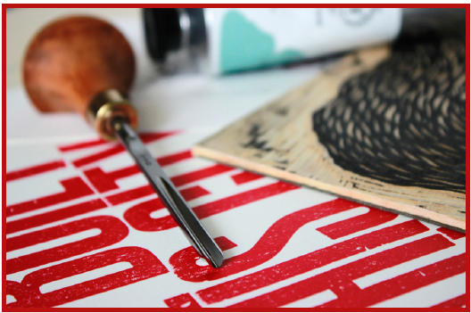 Print and Pause: An Introduction to Linocut Art - Fareham Library - Friday 2nd, 9th, 16th and 23rd October 2026 - 10.00am