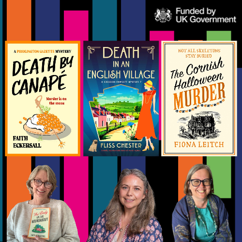Murder Most Cosy: Fliss Chester, Fiona Leitch, Faith Eckersall - Waterlooville Library - Saturday 21st November 2026 - 2.00pm