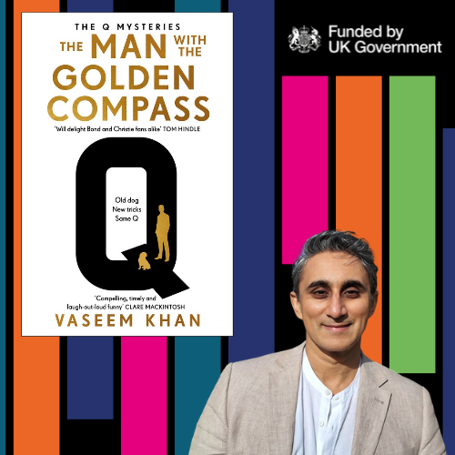 Vaseem Khan: Shaken and Stirred...a hidden history of James Bond... and Q - Waterlooville Library - Saturday 21st November 2026 - 11.30am
