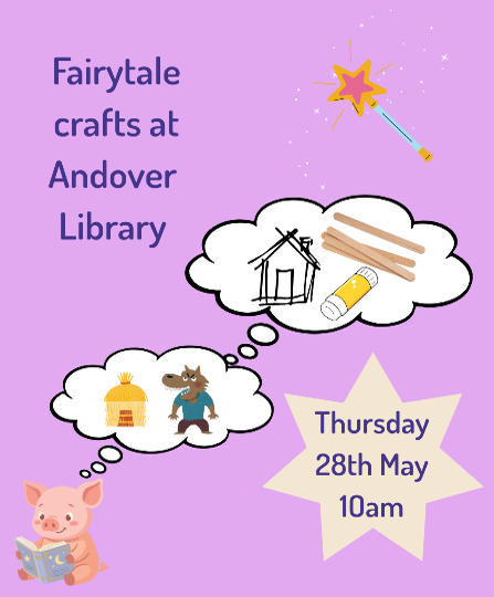 Childrens Crafts and Games - Andover Library - Thursday 28th May 2026 - 10.00am