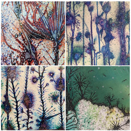 Frost and Flora: Painting Winter Blooms with Jacky - Fleet Library - Wednesday 12th November - 1.00pm