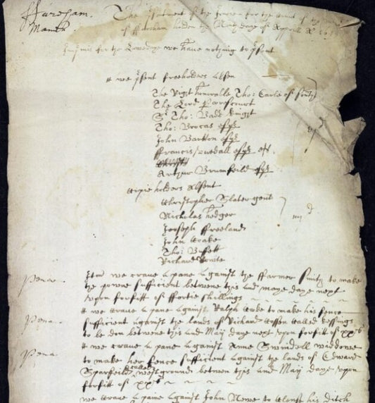 Reading old handwriting - Manorial Records - Monday 17th November 2025 - 2.00pm