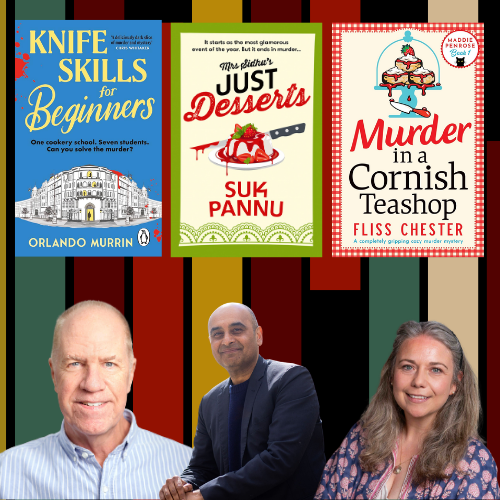 Murder on the Menu: Orlando Murrin, Suk Pannu and Fliss Chester - Basingstoke Discovery Centre - Friday 23rd October 2026 - 2.00pm