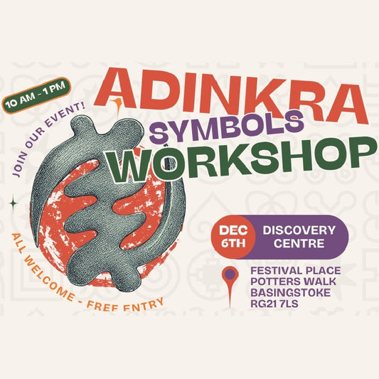Adinkra Symbols Workshop - Basingstoke Discovery Centre - Saturday 6th December 2025 - 10.00am