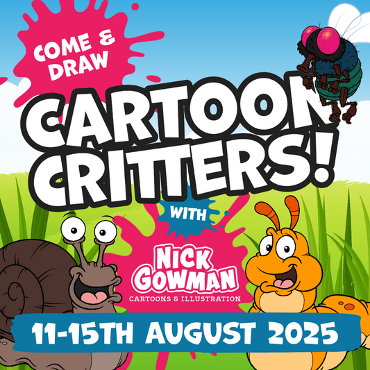 Cartoon Critters with Nick Gowman - Ringwood Library - Thursday 14th August 2025 - 10.00am