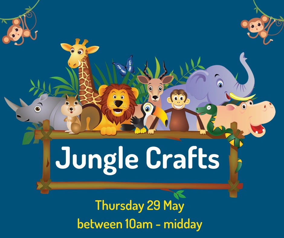 Thursday Holiday Fun: 'Jungle' - Fareham Library - Thursday 29th May 2025 - 10.00am