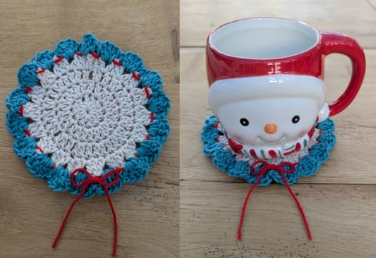 Christmas Coaster Crochet Workshop - Eastleigh Library - Thursday 4th December 2025 - 10.00am