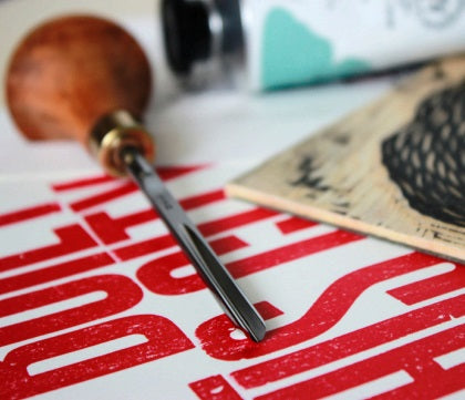 Lino Printing Workshop - Fareham Library - Friday 13th December 2024 - 10.00am