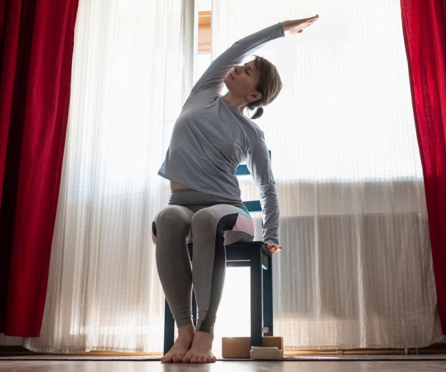 Seated Yoga - Online course - Friday 6th, 13th, 20th, 27th June and 4th July 2025 - 1.15pm