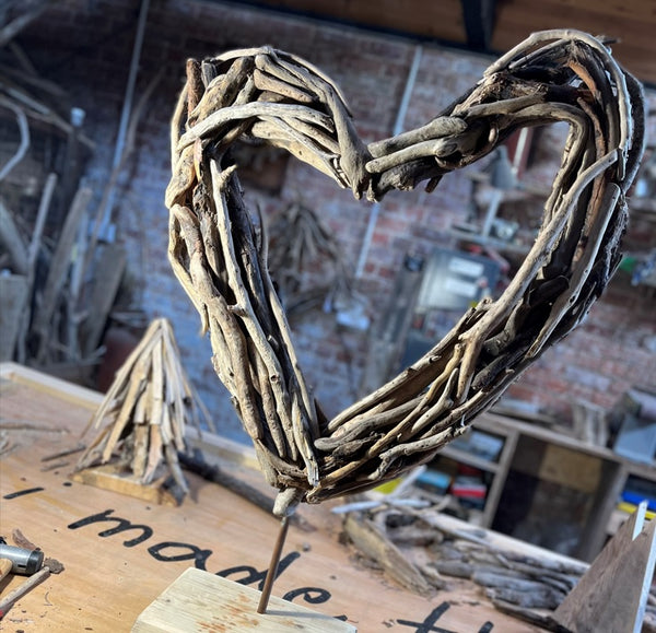 Driftwood Heart Making Workshop - Minstead Study Centre - Saturday 3rd or Sunday 4th February 2024