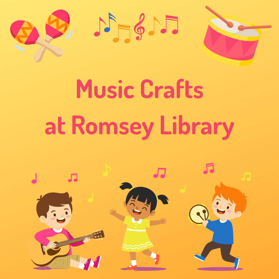 Summer Music Crafts - Romsey Library - Tuesday 28th July 2026 - 10.00am