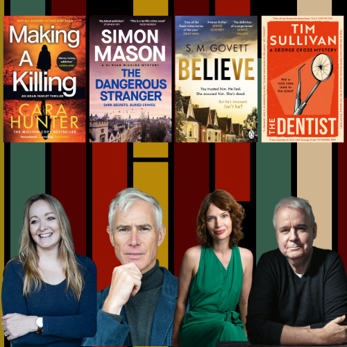 On the Case: Police Procedural Panel - Cara Hunter, Tim Sullivan, Simon Mason, SM Govett - Basingstoke Discovery Centre - Saturday 24th October 2026 - 5.00pm
