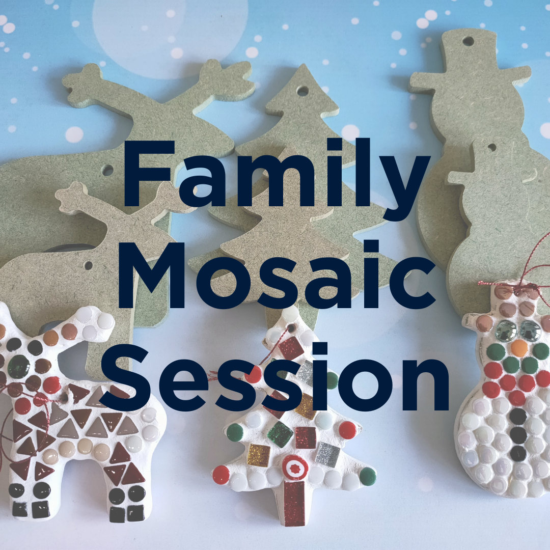 Family Christmas Mosaic Workshop at Queen Elizabeth Country Park - Thursday 17th December 2026 - 10.30am