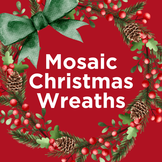 Festive Mosaic Wreath Workshop at Queen Elizabeth Country Park - Saturday 22nd November 2025 - 10.00am