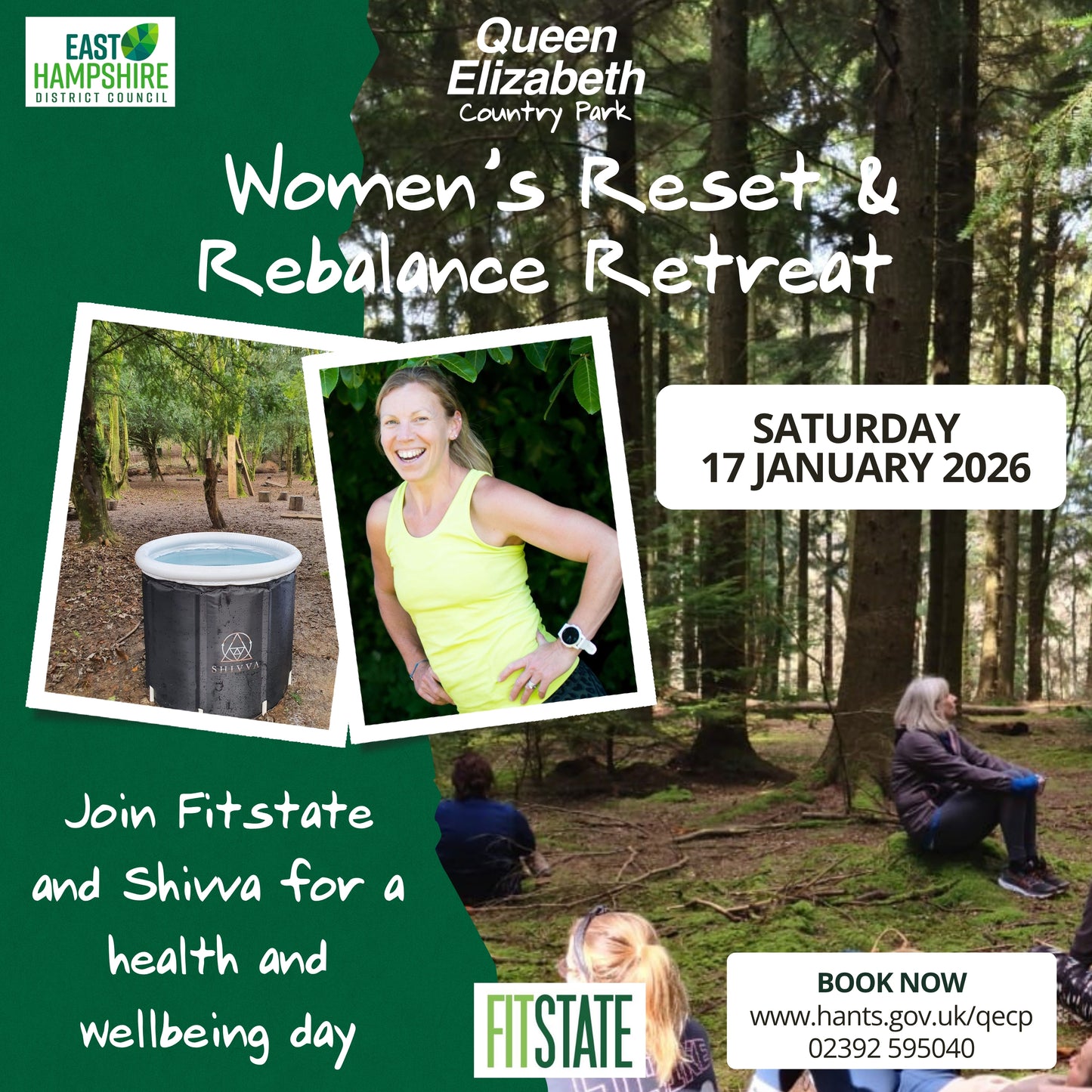 Women's Reset & Rebalance Retreat at Queen Elizabeth Country Park - Saturday 17th January 2026 - 9.00am