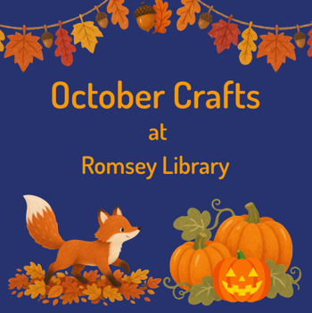 October Crafts - Romsey Library - Tuesday 27th October 2026 - 10.00am