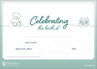 Commemorative Birth Certificate - Style 2