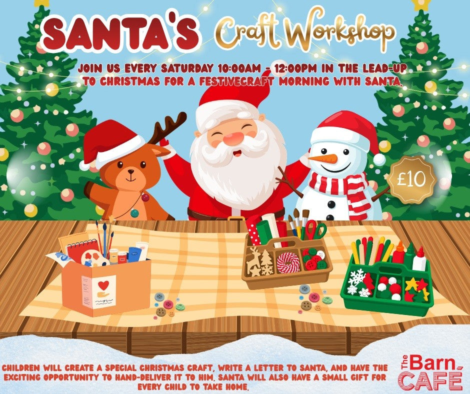 Santa's Craft Workshop at River Hamble Country Park - Saturday 5th December 2026 - 10.00am