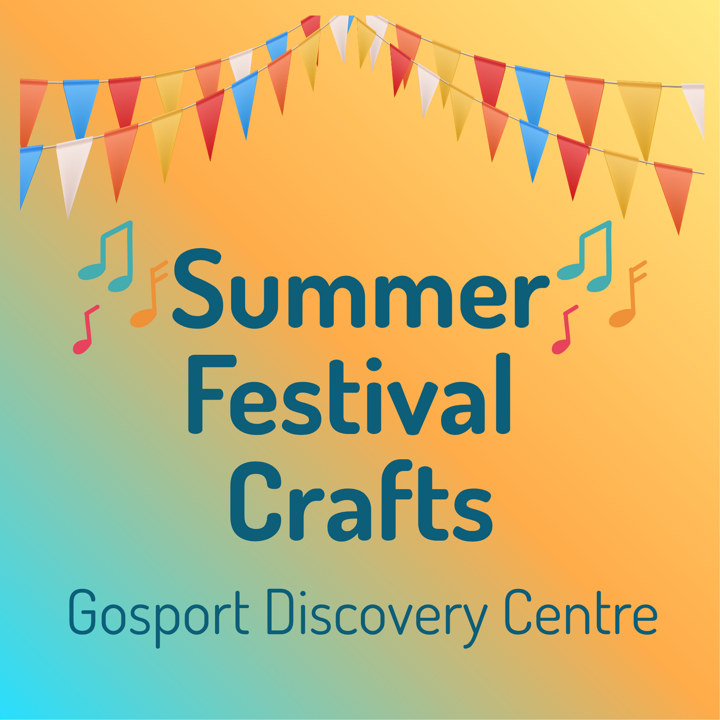 Summer Festival Crafts - Gosport Discovery Centre - Saturday 8th August 2026 - 2.00pm