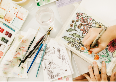 Drawing and Painting: Feel Inspired to Improve - Tadley Library - Saturday 26th September, 3rd, 10th, 17th and 24th October 2026 - 10.00am
