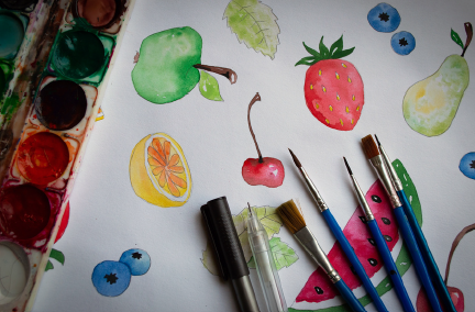 Summer Fruits in Pen and Wash - Gosport Discovery Centre - Friday 31st July 2026 - 10.00am