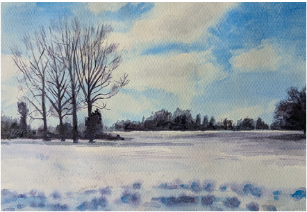 Snowy Landscapes in Watercolour - Yateley Library - Saturday 28th November 2026 - 10.00am